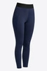 Legginsy Elastic Band Full Grip RG by Cavalleria Toscana - granatowe