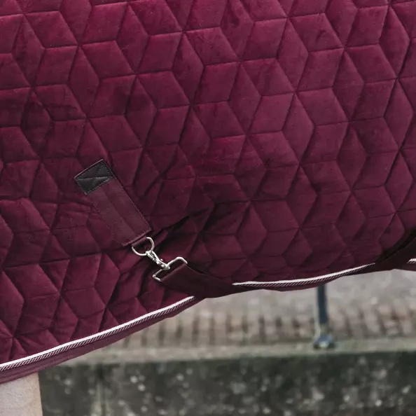 Kentucky derka stajenna Velvet 160g - bordowa