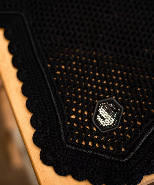 Nauszniki Samshield Flyshield Swarovski - czarne