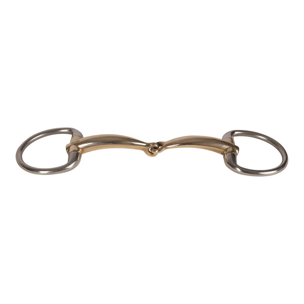 Velari wędzidło Eggbutt Single Jointed Sweet Copper 16 mm