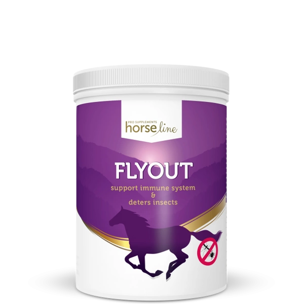 HorseLine FlyOut - naturalny preparat przeciw komarom, gzom i kleszczom 700g