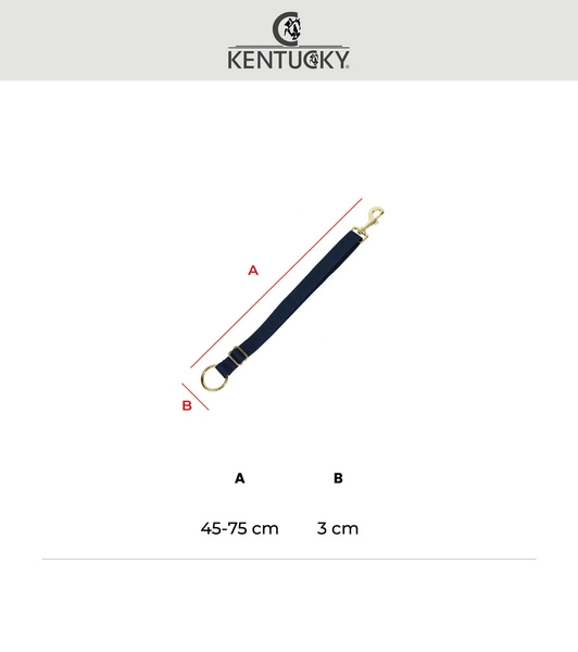 Kentucky regulowany nylonowy uchwyt - czarny