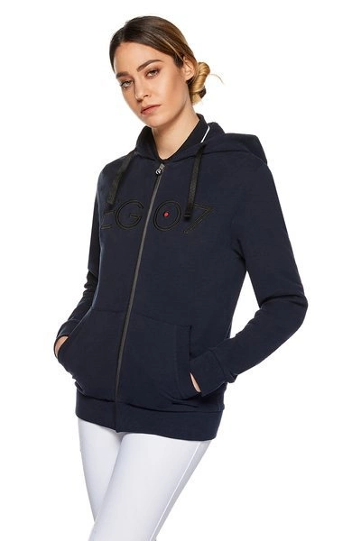 Damska bluza Zip Ego7 - granatowa