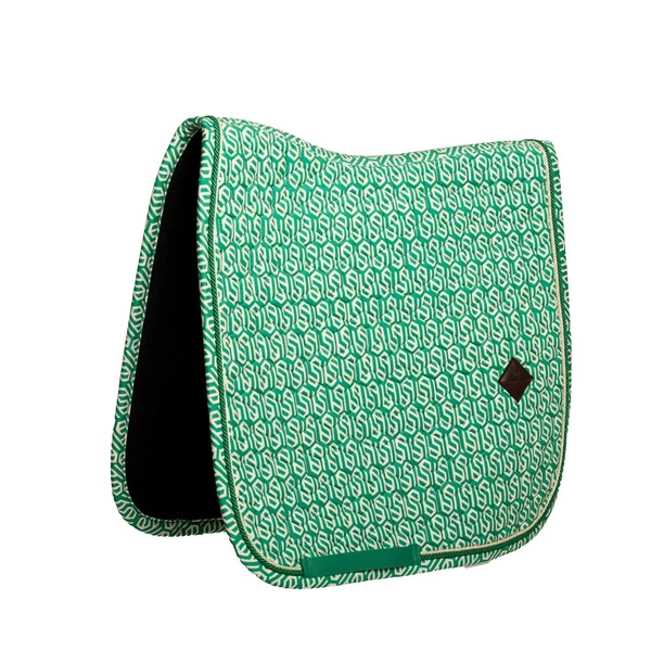 Kentucky czaprak Velvet Printing - zielony/biały