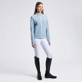 Techniczna bluza Cavalleria Toscana Crew Neck - błękitna