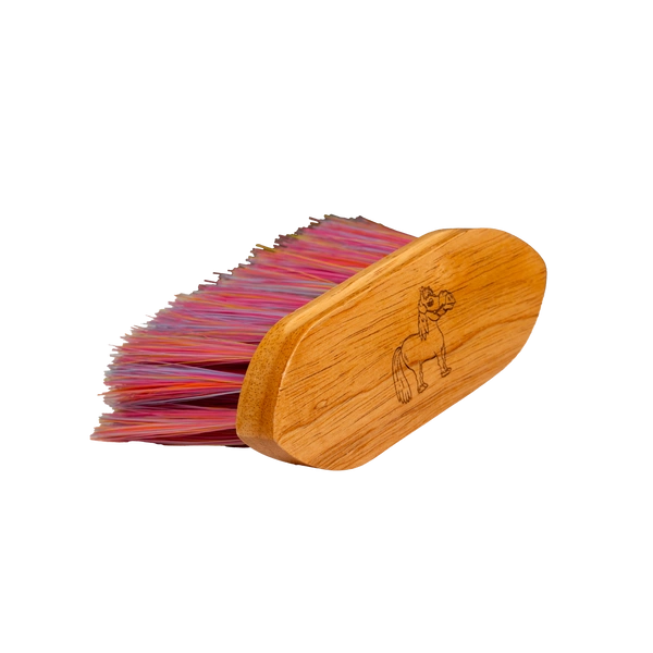 Szczotka z długim włosiem do sierści Sammy Kids Pony Kentucky Grooming Deluxe - różowa