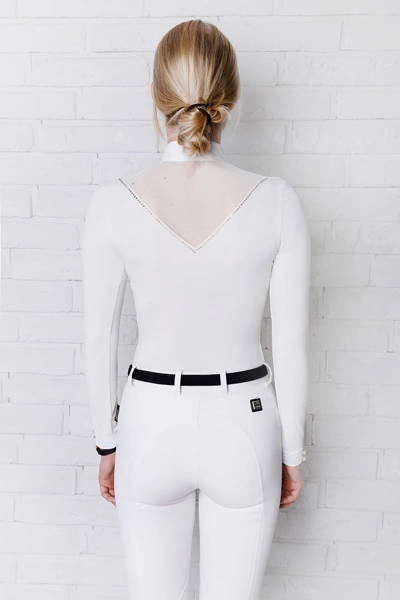 Koszula konkursowa Fleur de Lys Poppy - kremowa