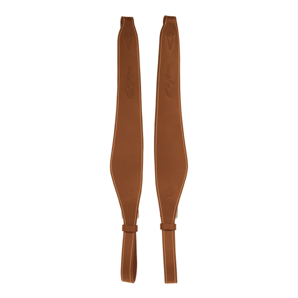 Puśliska Dy'on Leather Stirrup Straps Mono - jasny brąz