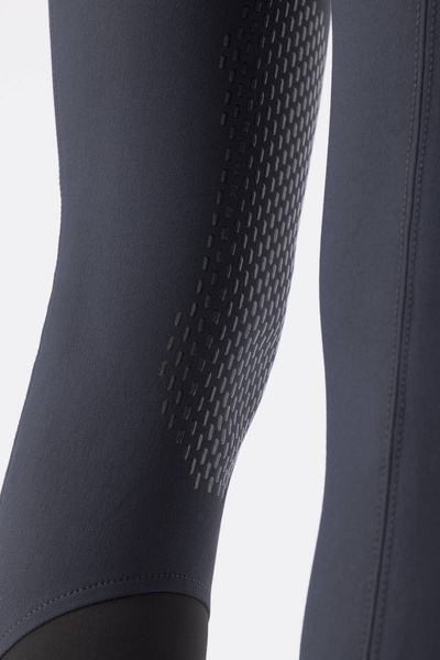 Damskie bryczesy Equiline Ash z kolanowym lejem X-Grip - granatowe