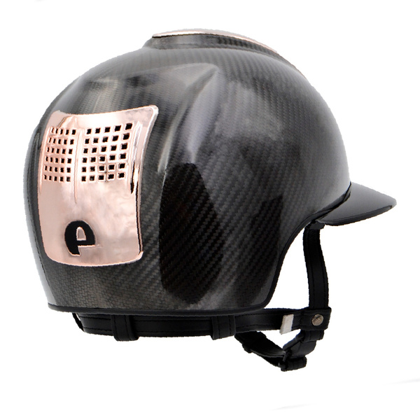 Kask KEP Carbon Helmet E-Light Shine Black / 3 Rose Gold Inserts - Black