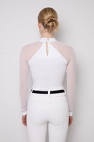 Koszula konkursowa Fleur de Lys Equestrian Molly Spark - biała