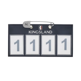 Numerek startowy Kingsland Classic 4-pocket Number plate, 2 szt. - granatowy