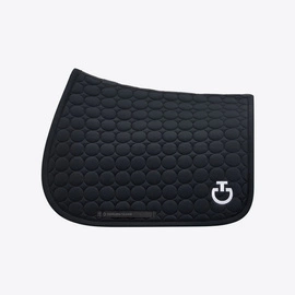 Czaprak Circle Quilted Jumping Saddle Pad - czarny