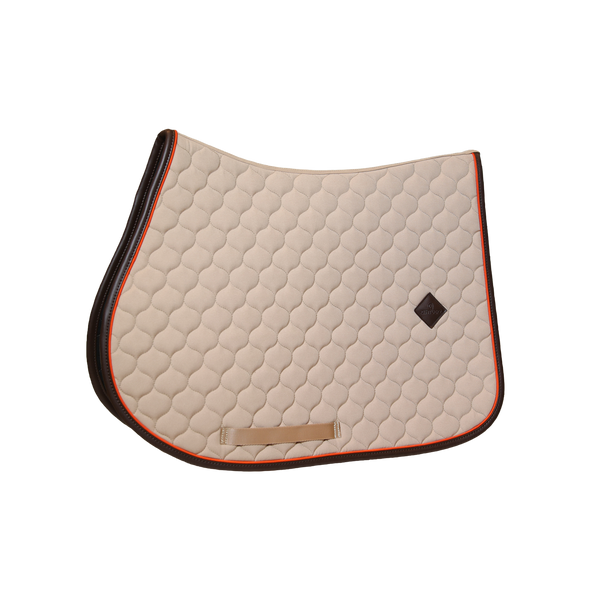 Kentucky czaprak Onion Quilt Neon Leather - beżowy