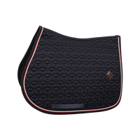 Kentucky czaprak Classic Custom - granatowy z czerwono-białym sznureczkiem