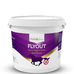 HorseLine FlyOut - naturalny preparat przeciw komarom, gzom i kleszczom 1500g