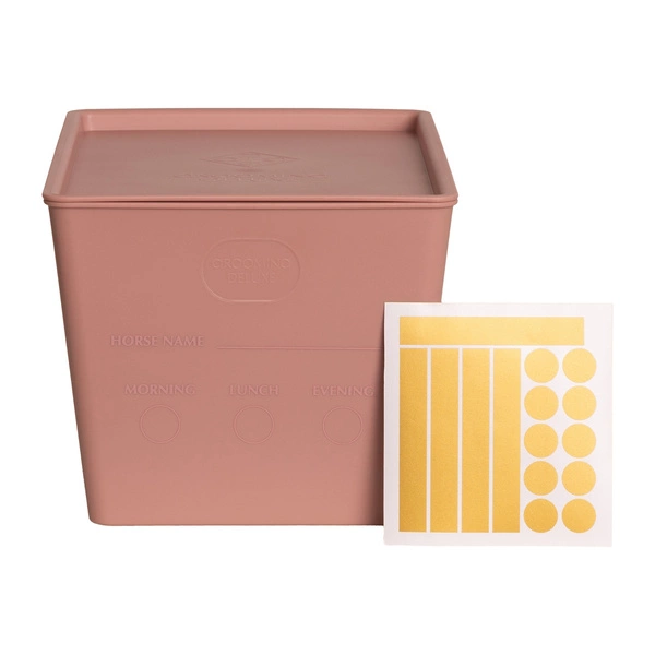 Pudełko na paszę z pokrywką 7 L Kentucky - różowe