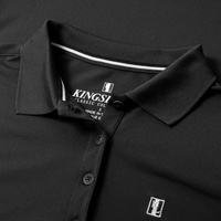 Damska koszulka polo Kingsland Classic Piqué - czarna