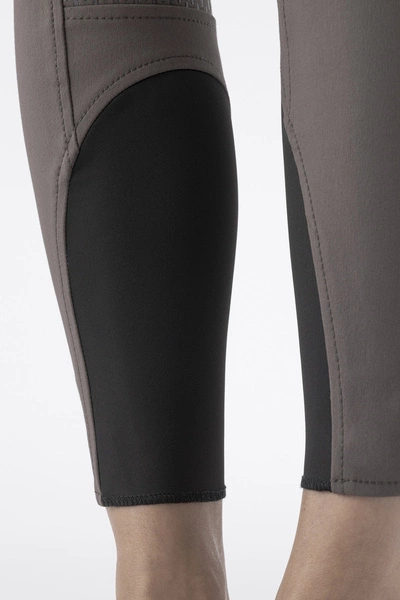 Damskie bryczesy Equiline Cedar z pełnym lejem - marsh