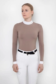 Koszula konkursowa Fleur de Lys Equestrian Holly - beżowa