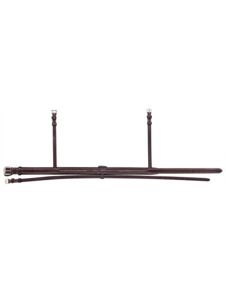 Nachrapnik kombinowany z przeszyciem Equiline NB0449 - czarny
