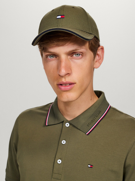 Czapka z daszkiem Tommy Hilfiger Dayton - oliwkowa