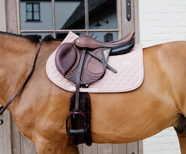 Kentucky czaprak Rubber Logo - jasny róż