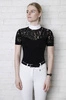 Koszula konkursowa Fleur de Lys Equestrian Cristall Short - czarna