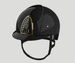 Kask KEP Cromo 2.0 Shine with Chrome Mirrors and Crystals - czarny z czarnymi paskami