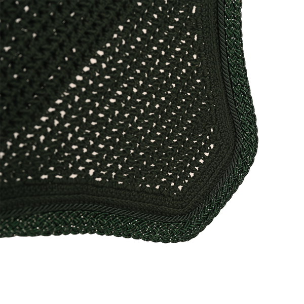 Nauszniki Kentucky Wellington Plaited Glitter Rope - ciemny zielony
