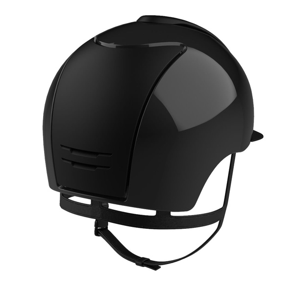 Kask KEP Cromo 2.0 Polish/Textile - czarny z czarnymi paskami