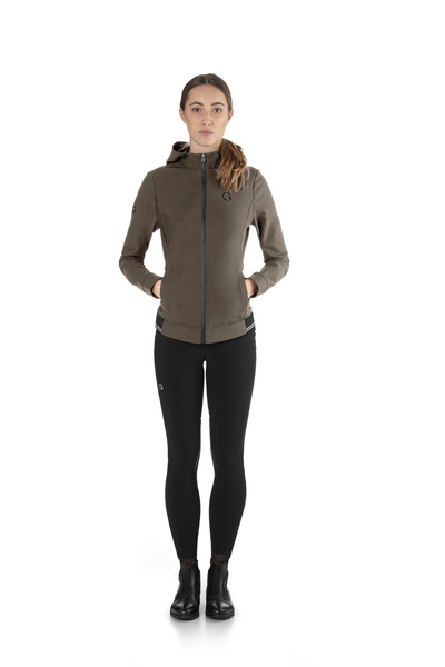 Damska kurtka Hoody Ego7 - ciemny beż