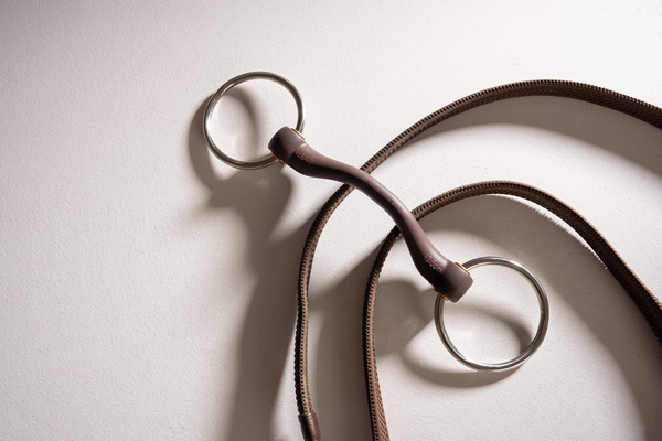 Velari wędzidło Snaffle Flex with Tongue Port Loose Ring Hard 20 mm