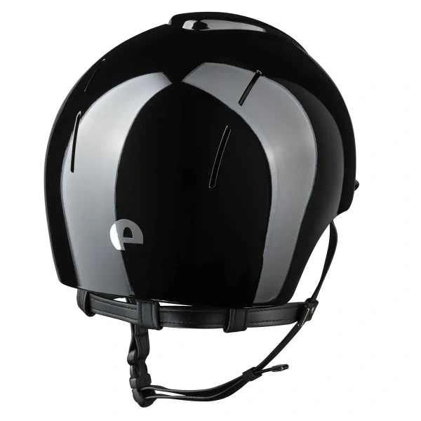Kask KEP Smart NOVA Polish - czarny z czarnymi paskami