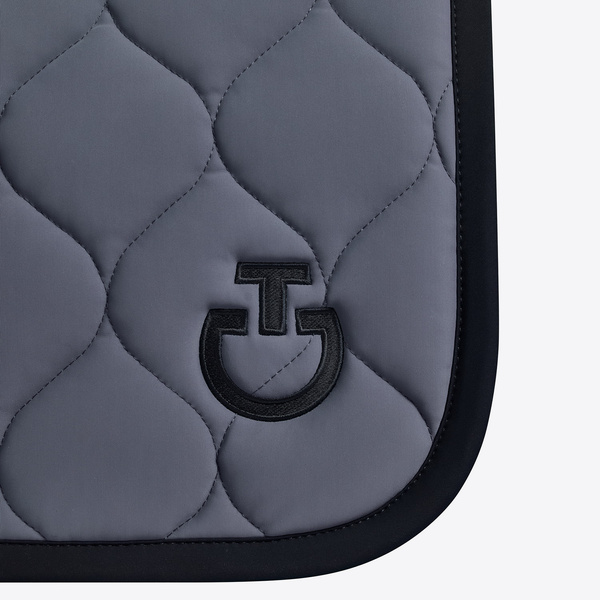 Czaprak New Circular Quilted Jersey Dressage - szary