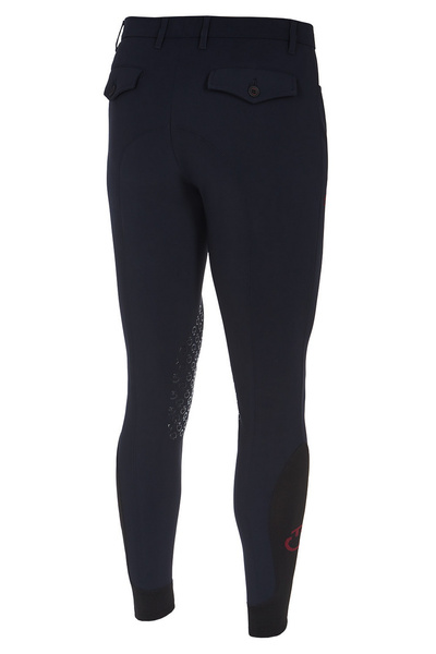 Męskie bryczesy Cavalleria Toscana New Grip System - granatowe