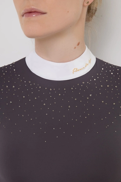 Koszula konkursowa Fleur de Lys Equestrian Holly - szara