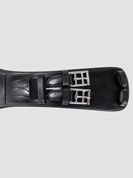 Anatomiczny popręg ujeżdżeniowy Equiline - czarny