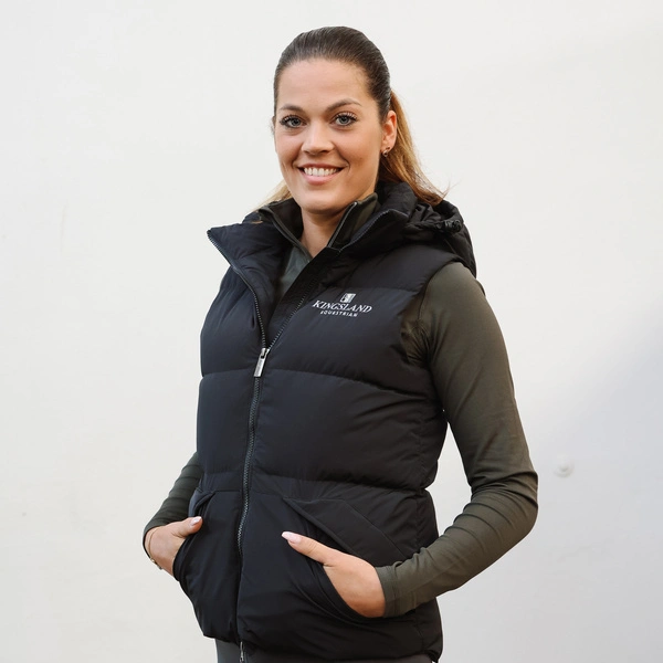 Kamizelka Kingsland Classic Unisex Down Body Warmer - granatowa