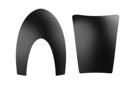 Panele KEP 2.0 Leather Black - przód + tył