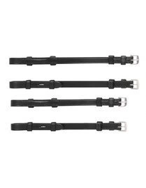 Paski wędzidłowe do ogłowia munsztukowego Equiline CP0003 - czarne