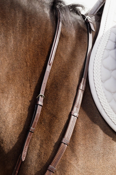 Elastyczny wytok Elastic Bib Martingale Dy'on New English - brązowy