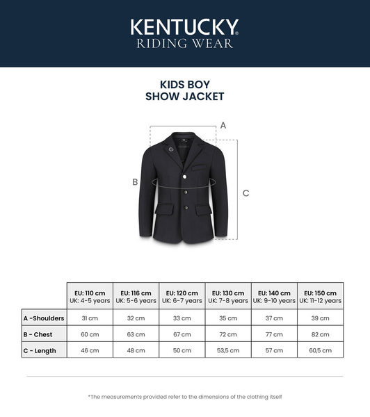 Chłopięcy frak Kentucky Lyon - granatowy