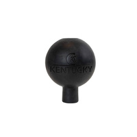 Kentucky Rubber Ball Protection - gumowa kula ochronna do uwiązów i ściany - czarna
