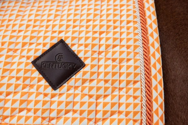 Kentucky czaprak Velvet Printing - pomarańczowy