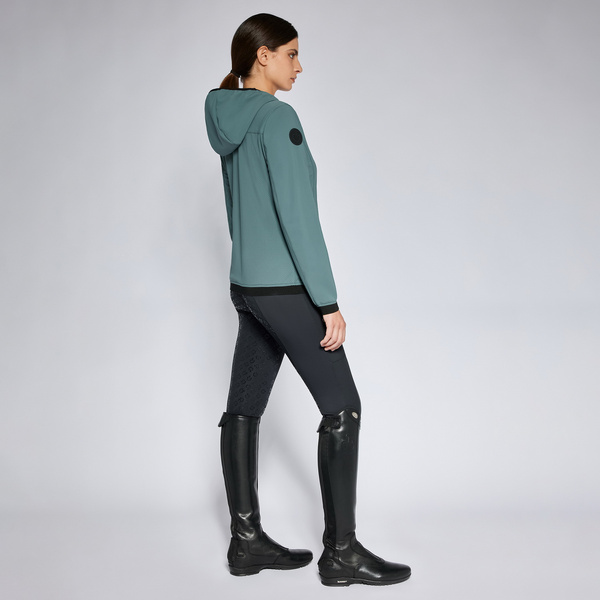 Softshell Jersey Hooded Softshell Jacket Cavalleria Toscana - morski