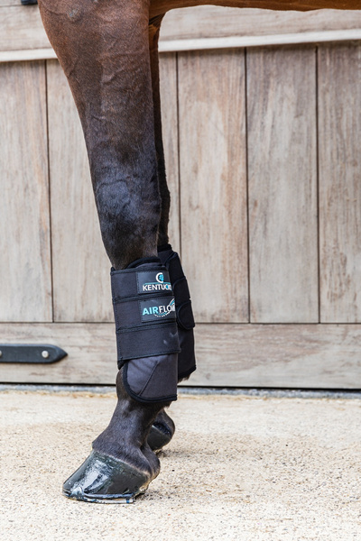 Kentucky ochraniacze na przód Eventing Boots 3D Air Flow Skin Friendly - czarne