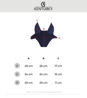 Kentucky nauszniki Velvet - różowe
