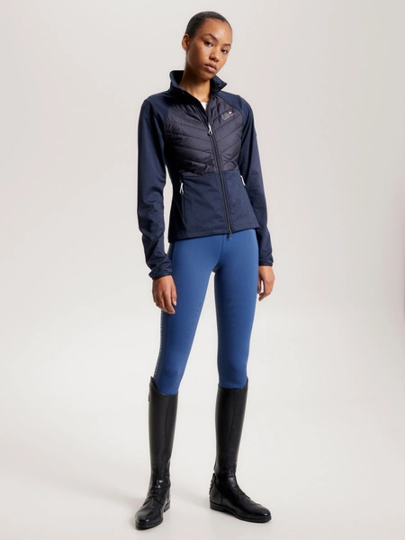 Bluza Tommy Hilfiger Equestrian Thermo-Hybrid - granatowa