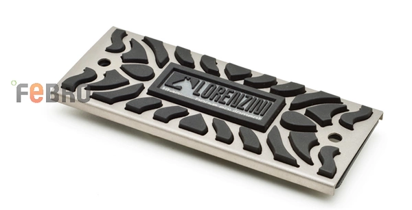 Strzemiona Lorenzini Titanium Dressage z gumowaną wkładką - czarne matowe